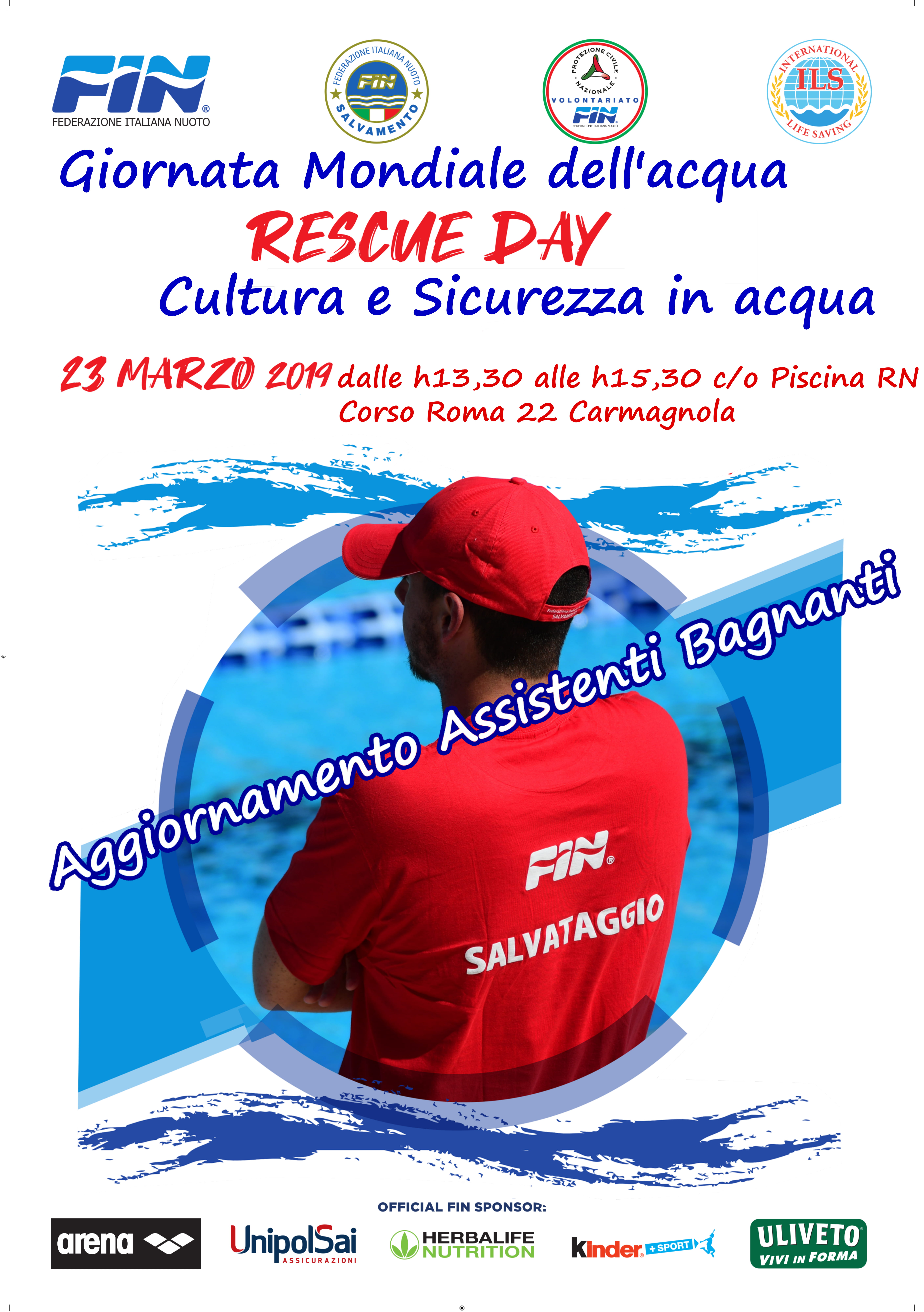 Rescue Day, sabato 23 marzo una giornata dedicata alla sicurezza in acqua