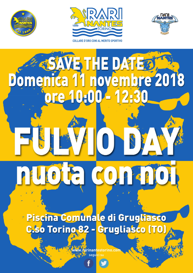 Fulvio Day domenica 11 novembre. SAVE THE DATE 