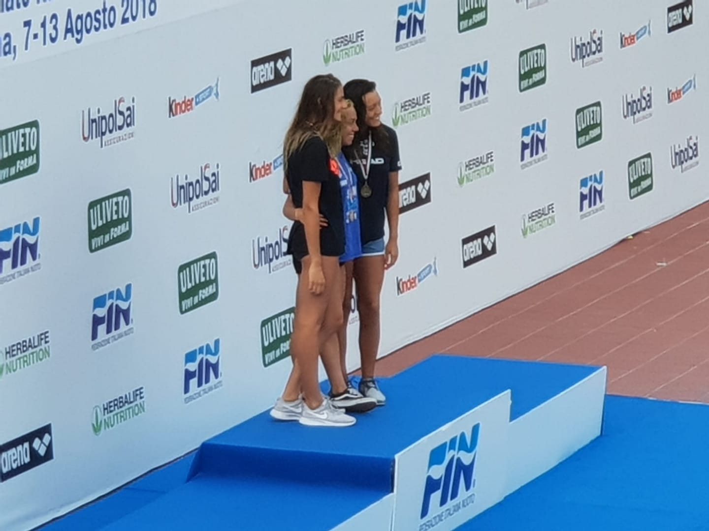 Campionati Italiani di Categoria, splendidi terzi posti di Ginevra Molino e della 4 X 200 Juniores uomini
