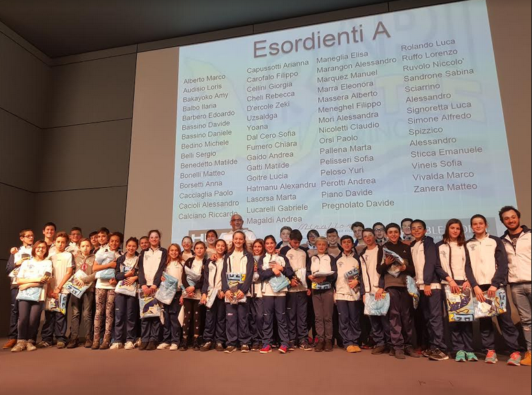 Mercoledì 12 dicembre la Rari Nantes Torino premia i suoi atleti 